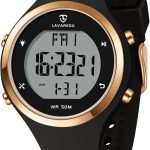 Digital Watch Womens Outdoor Sport with Alarm/Calendar/Stopwatch/Chronograph/Back Light, Gifts for Women