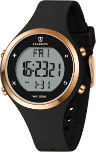 Digital Watch Womens Outdoor Sport with Alarm/Calendar/Stopwatch/Chronograph/Back Light, Gifts for Women