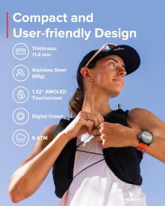 Sports Watch, High Touchscreen Global Offline Map, Advanced Training & Recovery Insights - Image 2