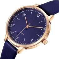 Women Watches Leather Mesh Strap Round Case Analog Fashion Ladies Wrist Watches - Image 2