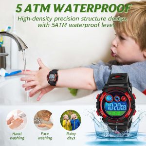 Digital Outdoor Sport Waterproof Watches Stopwatch Wristwatch - Image 6