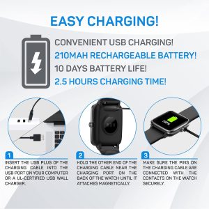 Smart Watch Heart Rate Sleep Monitor Waterproof Activity Fitness - Image 7