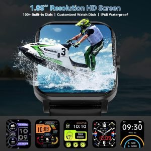 Smart Watch, 1.85" HD Smartwatch , Fitness Watch with 120+ Sport Modes, Waterproof, Heart Rate - Image 5