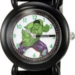 MARVEL Kids' Plastic Time Teacher Analog Quartz Silicone Strap Watch